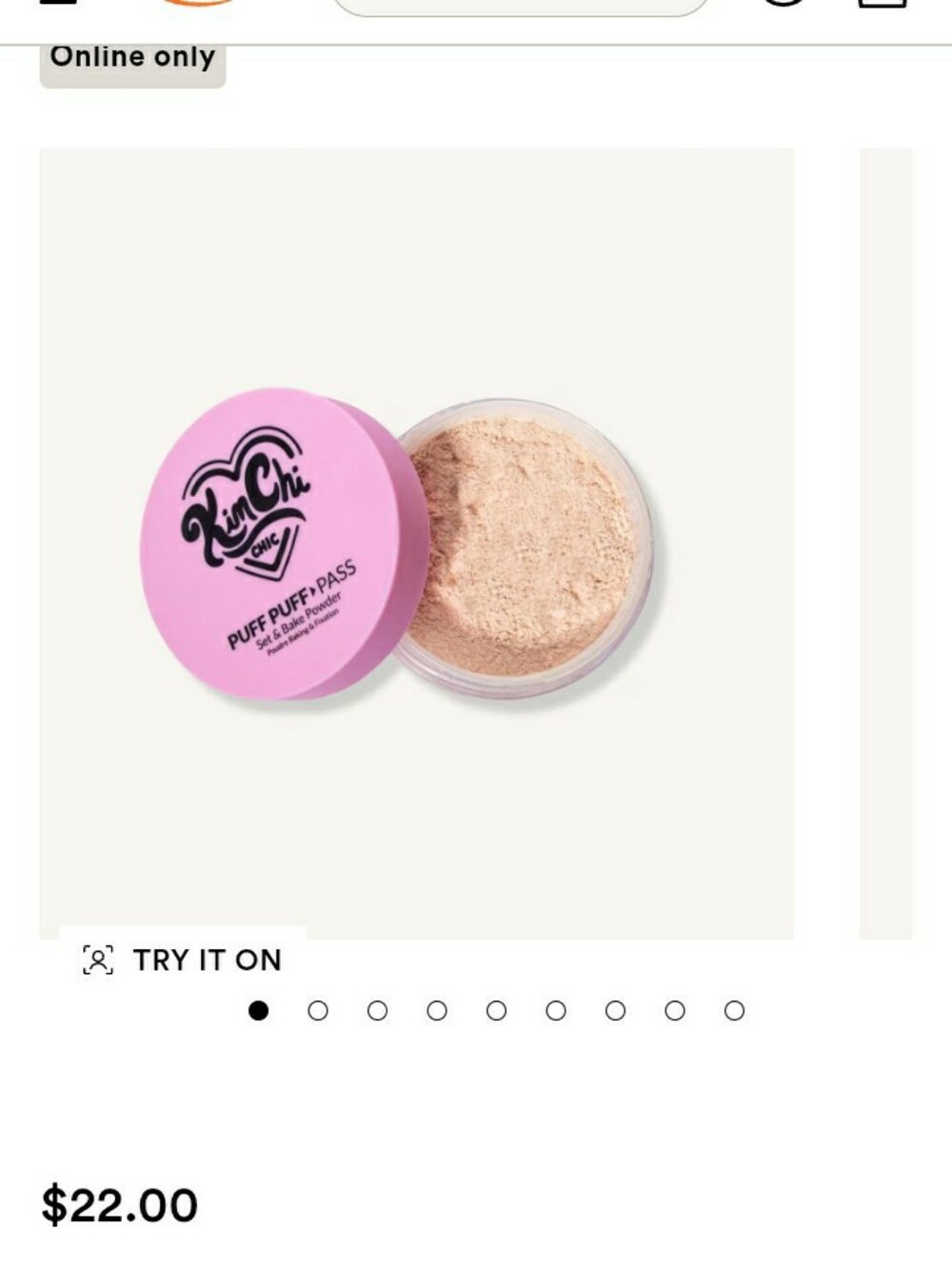 Kim Chi Chic Puff Setting Powder- Translucent